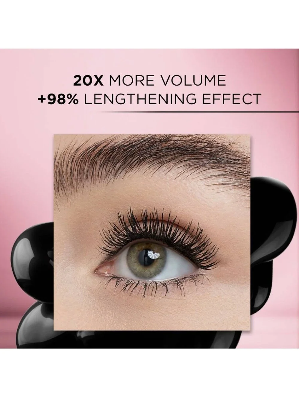 🐢2/$15 Loreal Paris Voluminous Lash Paradise Waterproof Mascara Blackest Black